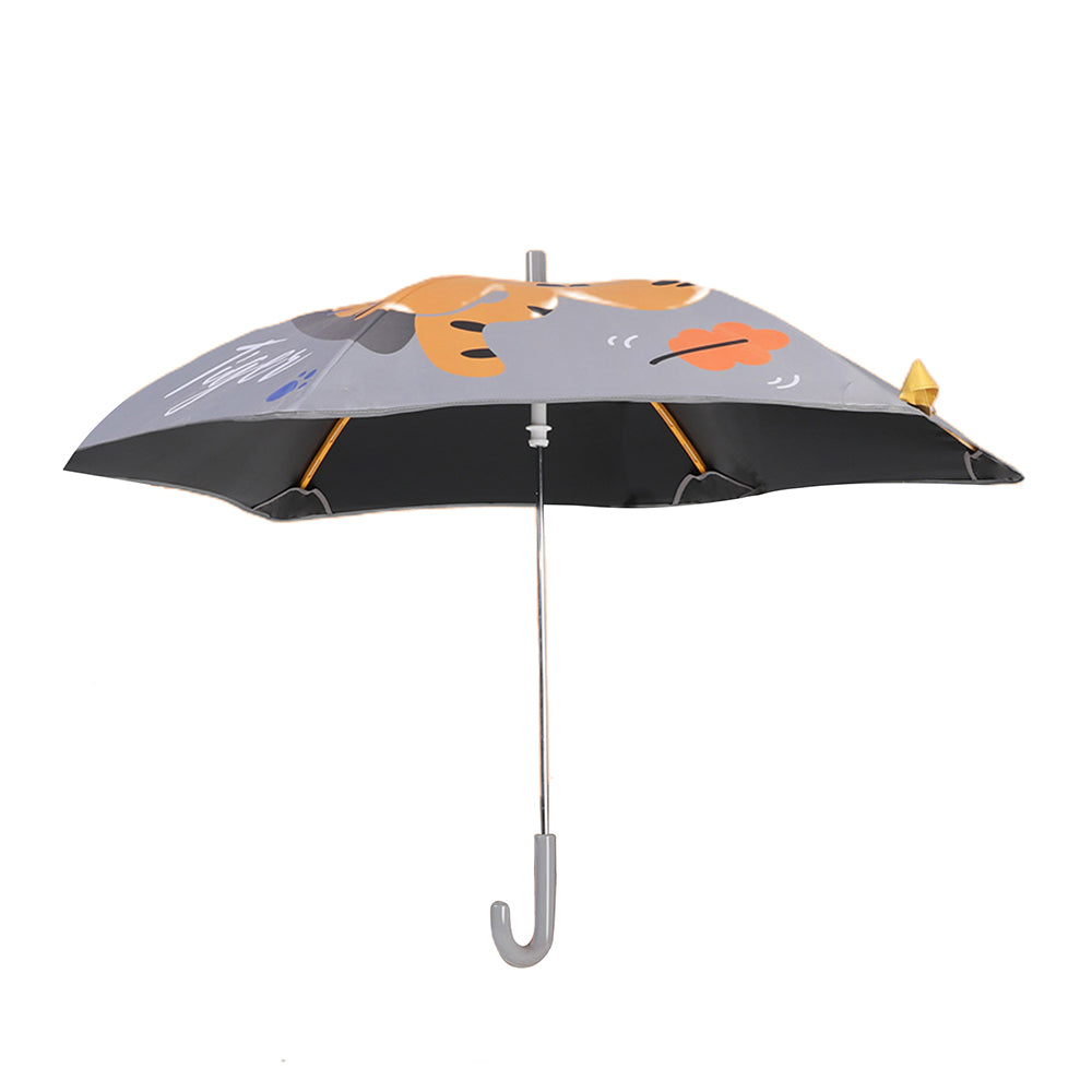 Little Surprise Box Little Surprise Box, Happy Tiger Print Canopy shaped umbrella for Kids, 2-5 years, Grey