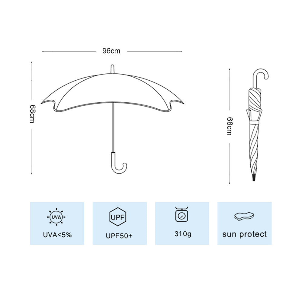 Little Surprise Box Little Surprise Box, Happy Tiger Print Canopy shaped umbrella for Kids, 2-5 years, Grey