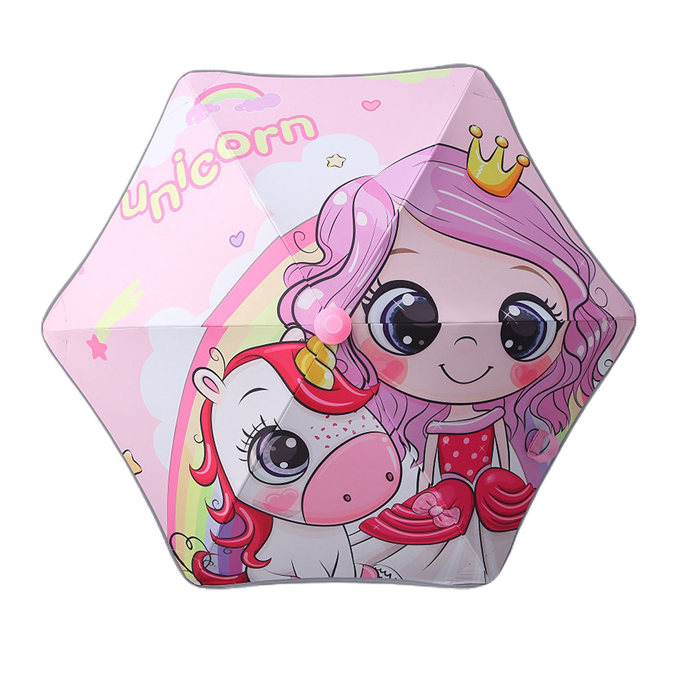 Little Surprise Box Uni Princess Theme, Canopy Shape Umbrella For Kids,2-6yrs