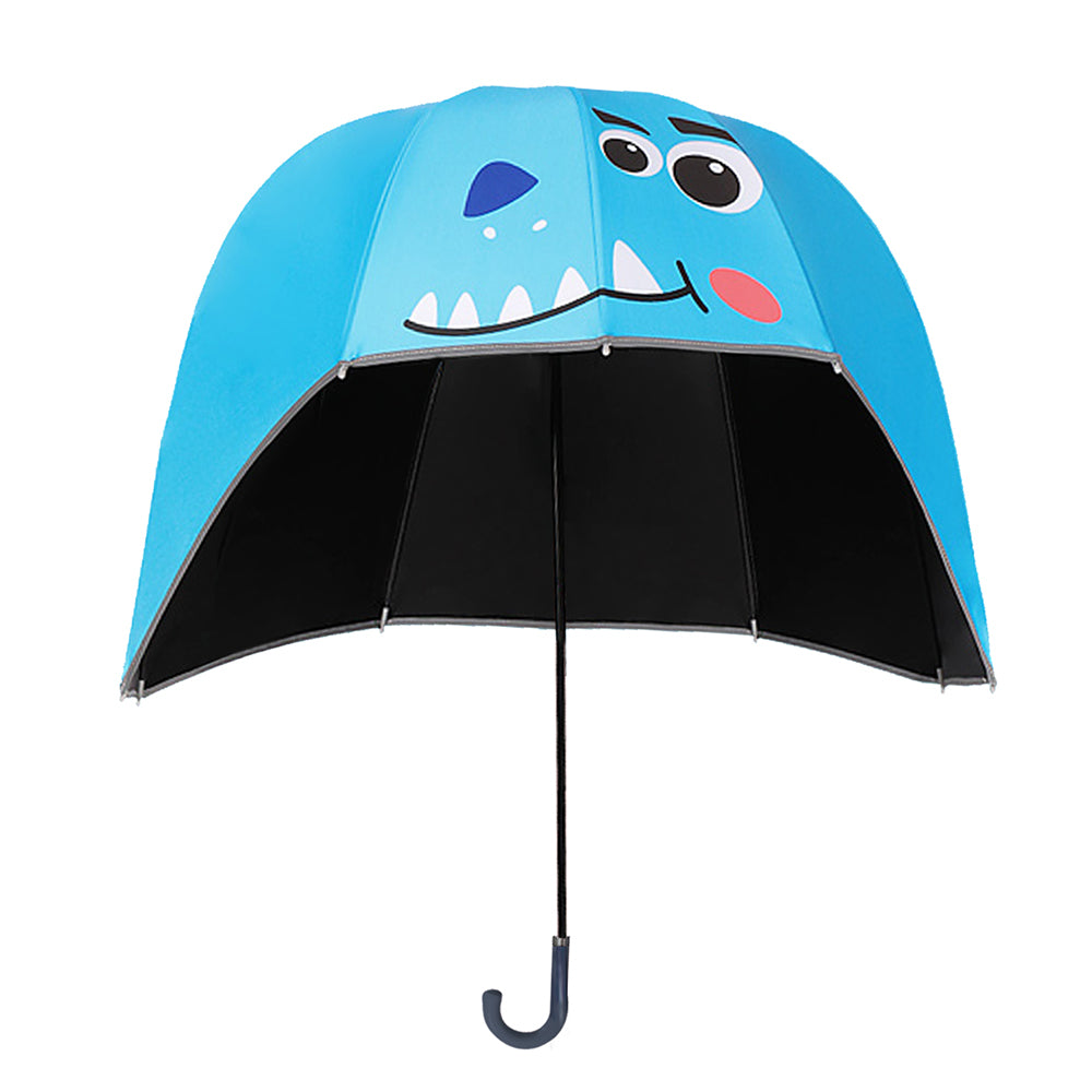 Little Surprise Box Dino Theme,Helmet Shape Kids Umbrella ,4-8Yrs,Light Blue