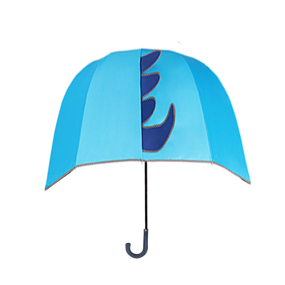 Little Surprise Box Dino Theme,Helmet Shape Kids Umbrella ,4-8Yrs,Light Blue