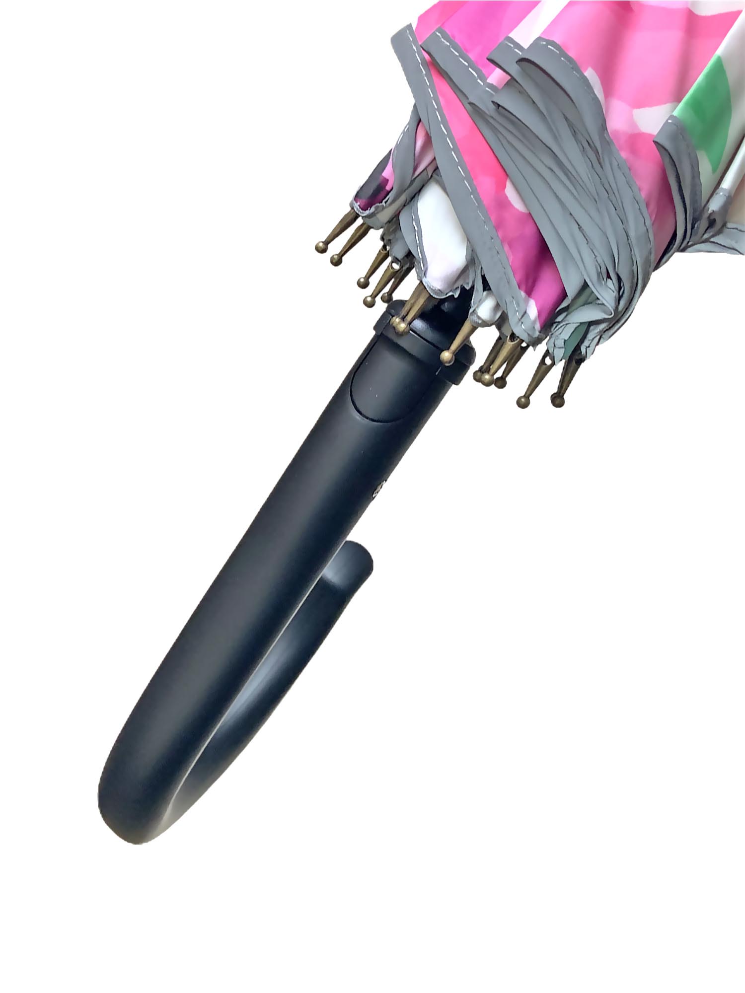 Little Surprise Box, Pink floral Paint Brush theme Rain & All Season Umbrella for Teens And Adults