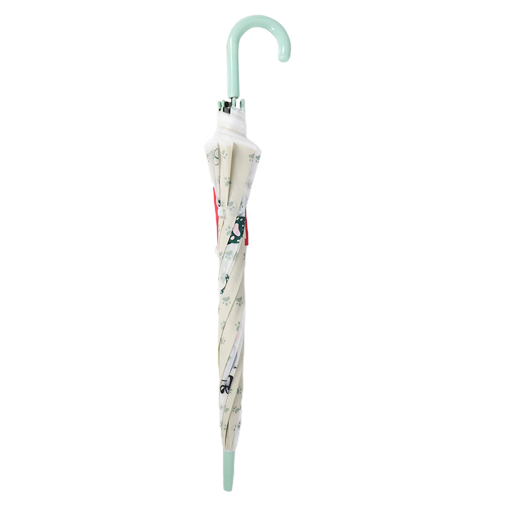 Little Surprise Box Light Green, Translucent Kelly-Jo All Over Teddy Paws Rain And All-Season Umbrella For Kids & Adults.