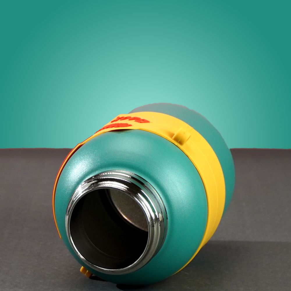 Little Surprise Box, Olive Game Theme tempertaure Controlled Stainless Steel Kids Water Bottle, 550ml