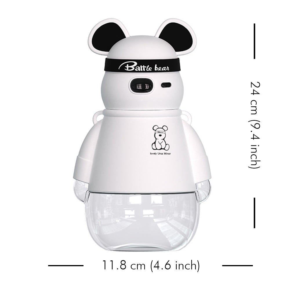 Little Surprise White, Kelly Jo Bear Water Bottle For Kids And Adults, 1100 Ml, Black