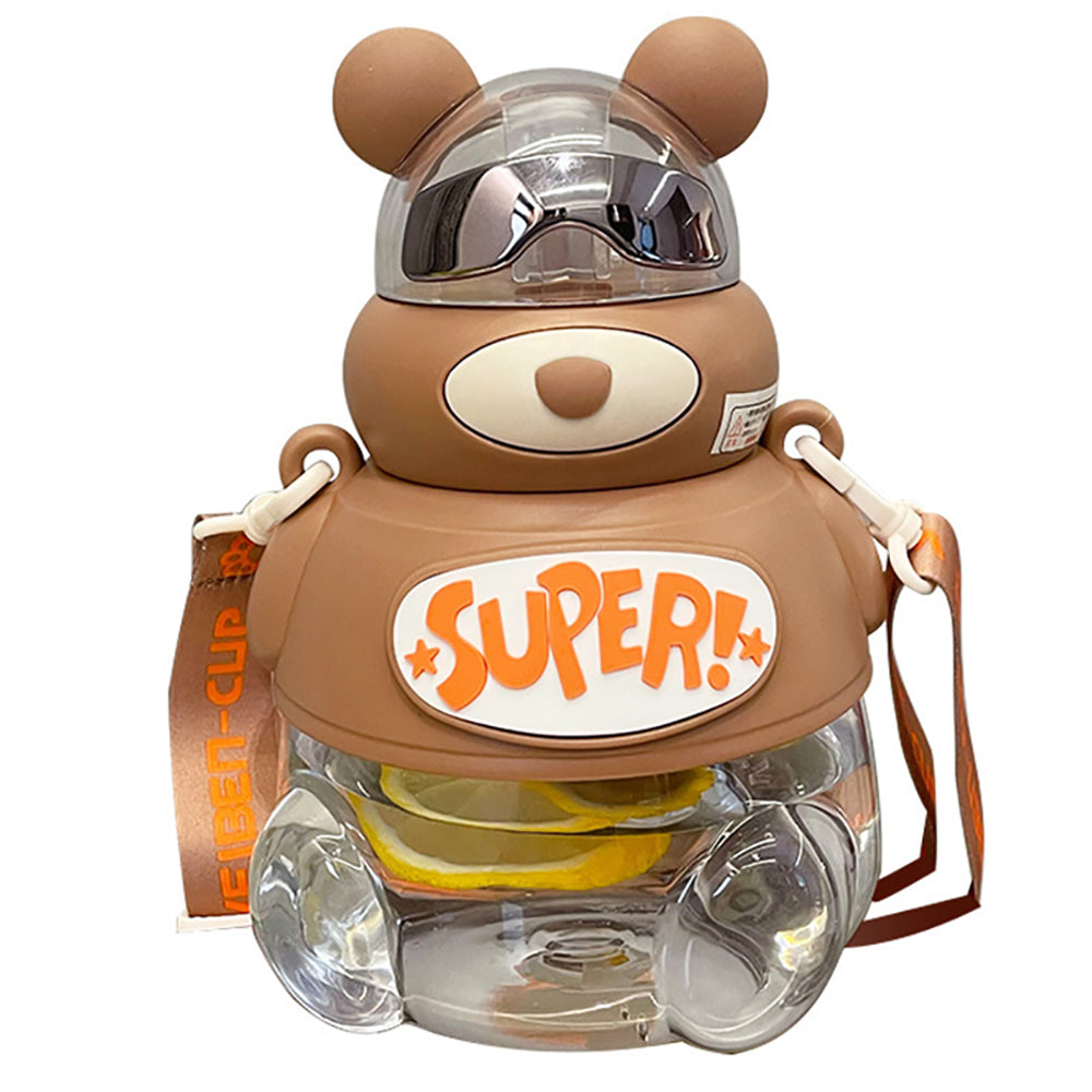 Little Surprise Box, Super Cool Kelly Jo Water Bottle For Kids And Adults, 1200 Ml, Brown