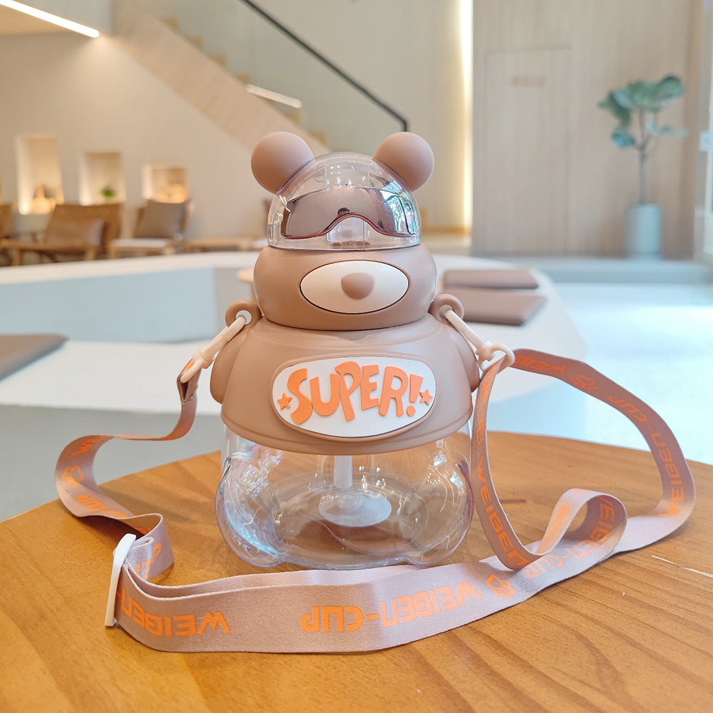 Little Surprise Box, Super Cool Kelly Jo Water Bottle For Kids And Adults, 1200 Ml, Brown