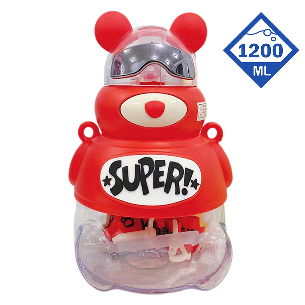 Little Surprise Box, Super Cool Kelly Jo Water Bottle For Kids And Adults, 1200 Ml, Red