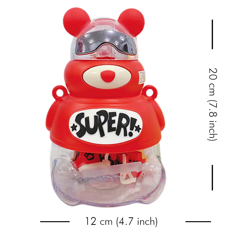 Little Surprise Box, Super Cool Kelly Jo Water Bottle For Kids And Adults, 1200 Ml, Red