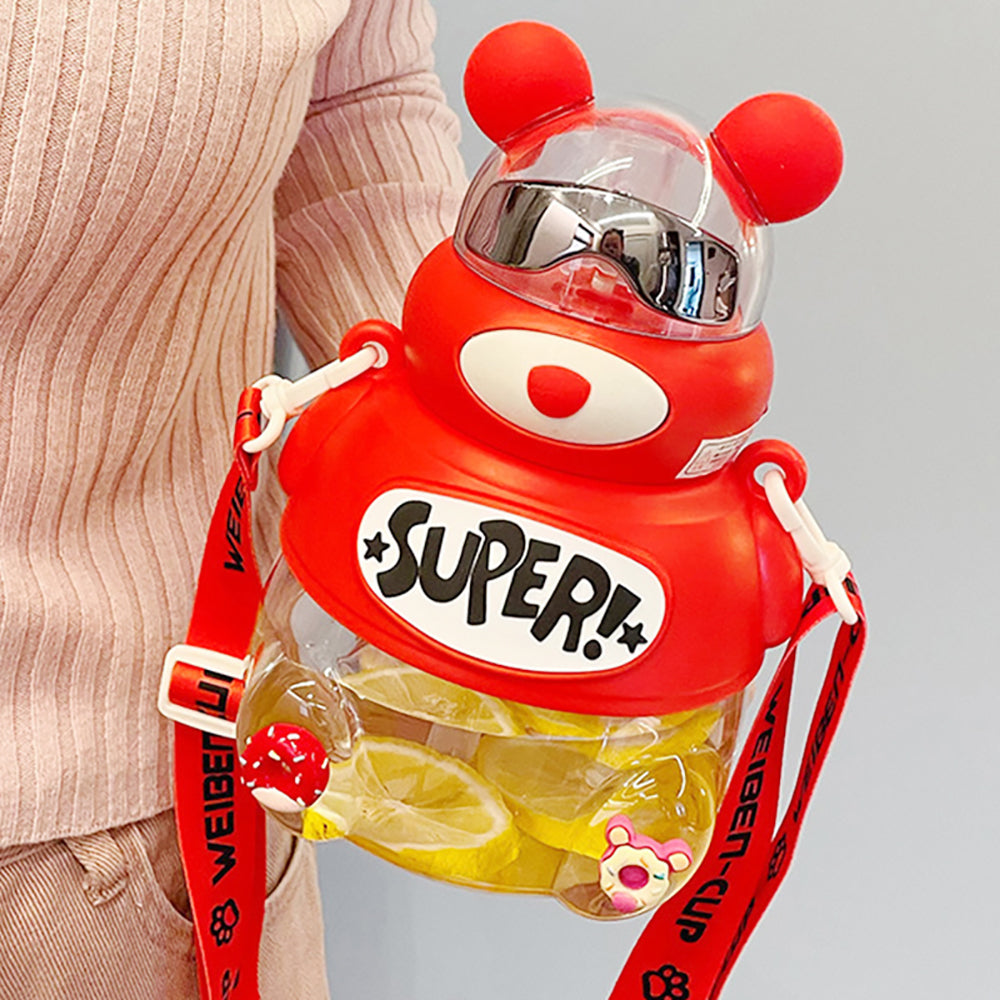 Little Surprise Box, Super Cool Kelly Jo Water Bottle For Kids And Adults, 1200 Ml, Red