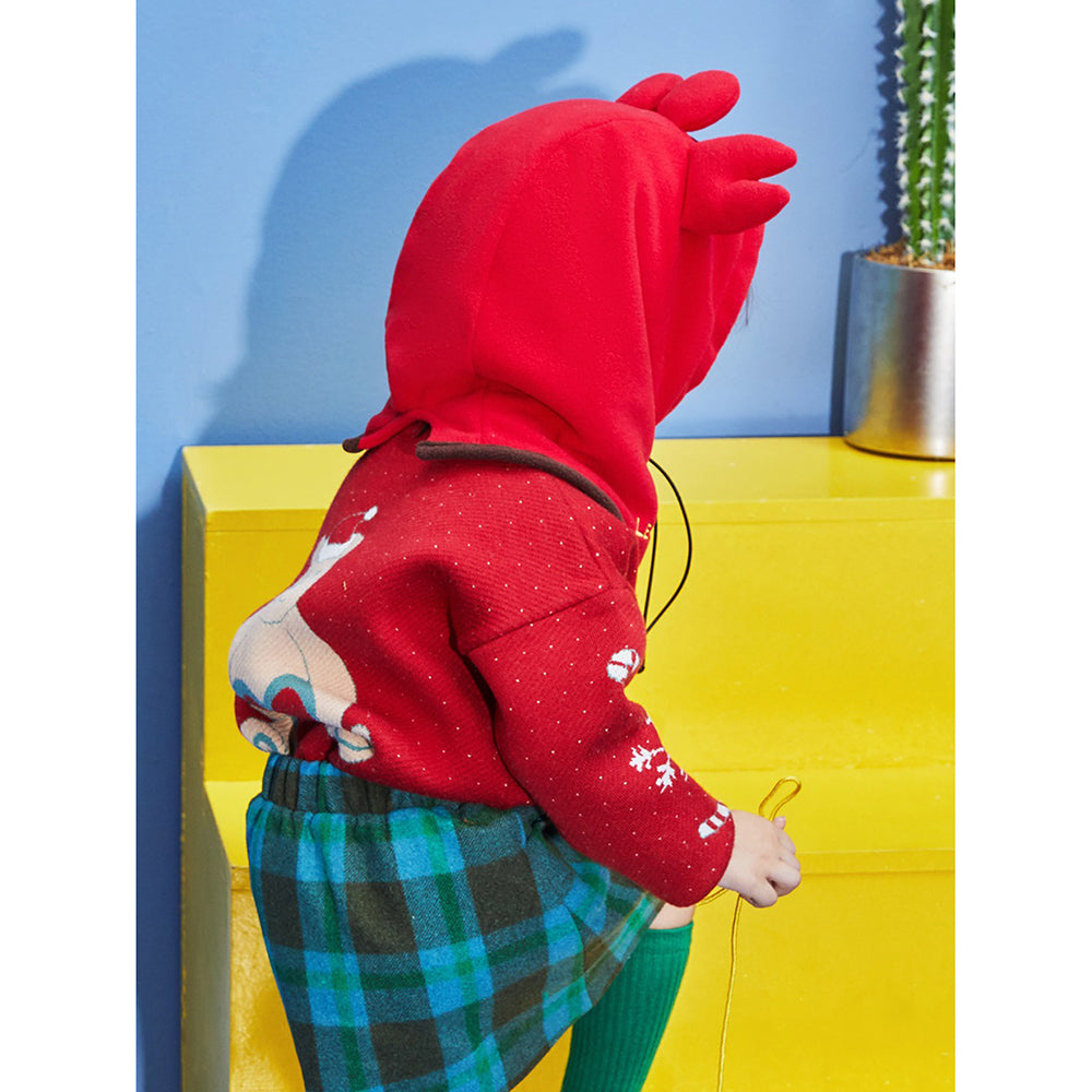 Little Surprise Box 3dCrab Theme Fleece Winter Cap Covering Mouth, Neck And Head For Minus Degree Temperature, 5 Yrs And Above