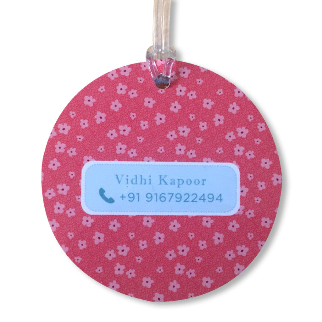 Round Luggage Tags - Set of 2