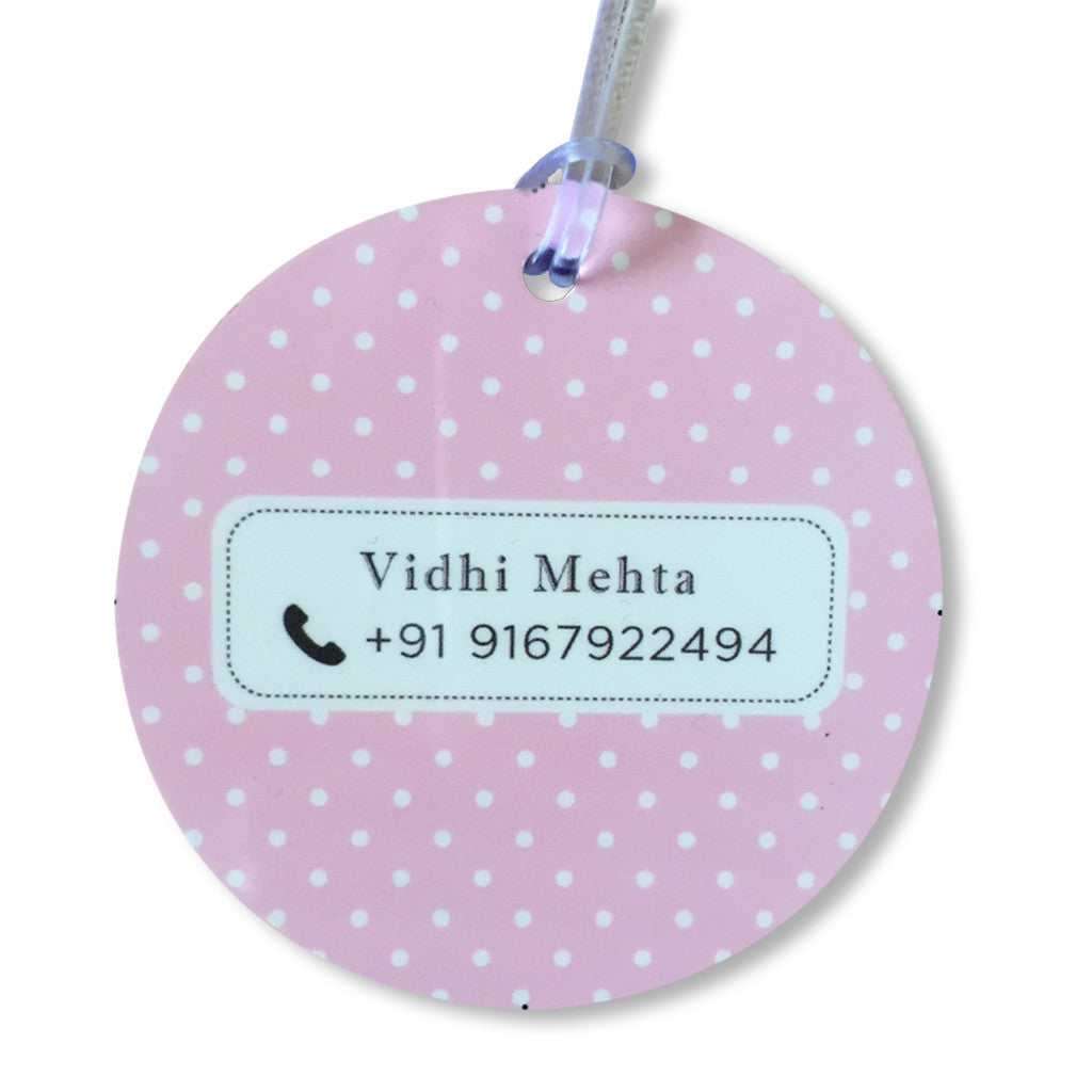 Round Luggage Tags - Set of 2