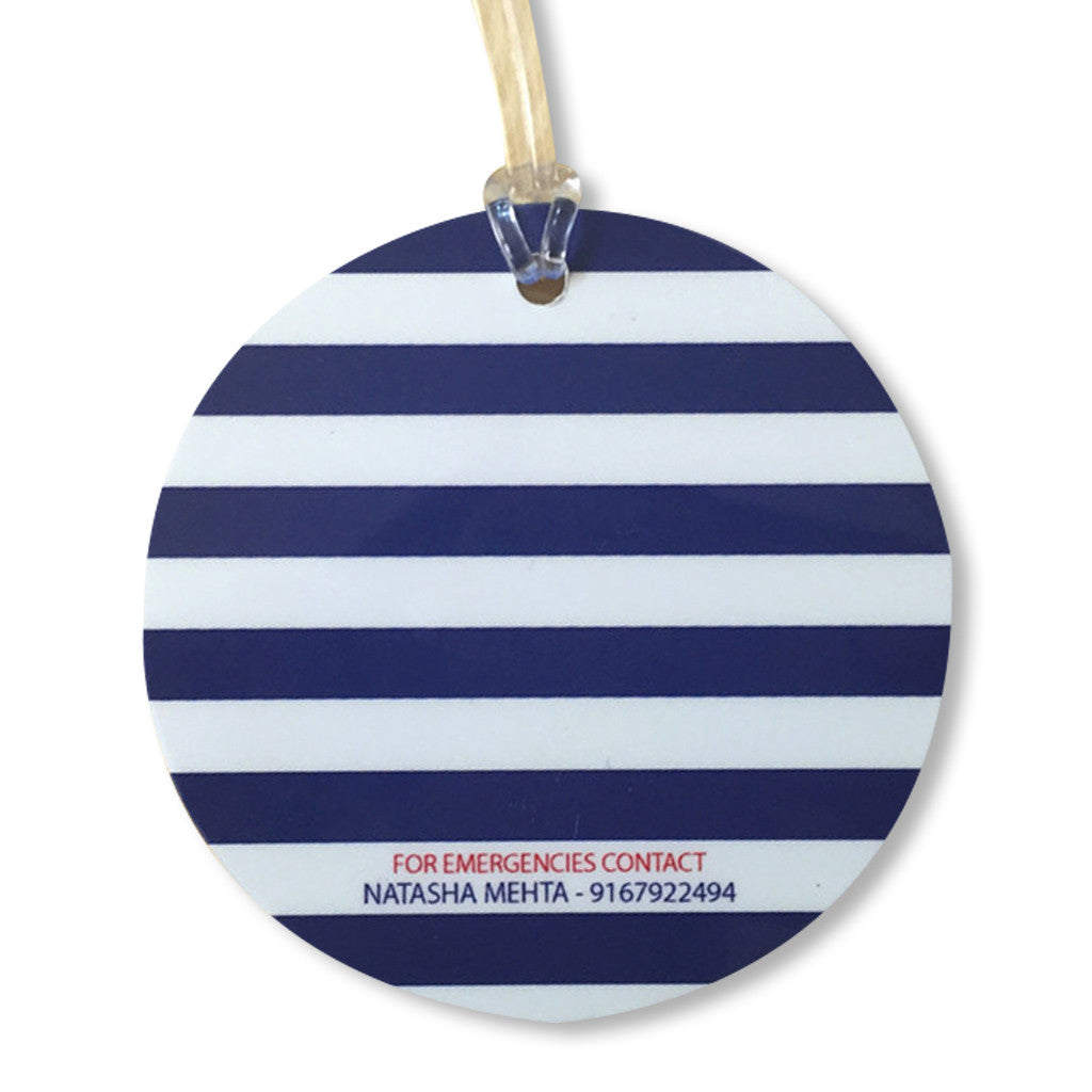 Round Luggage Tags - Set of 2