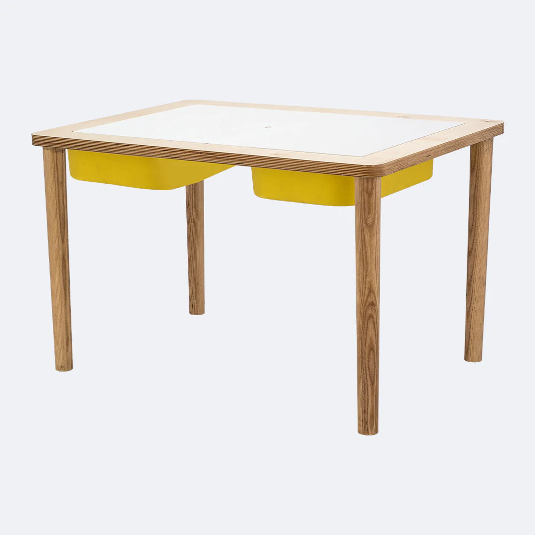 SWEN Montessori Inspired Wooden Sensory Table LUCAS