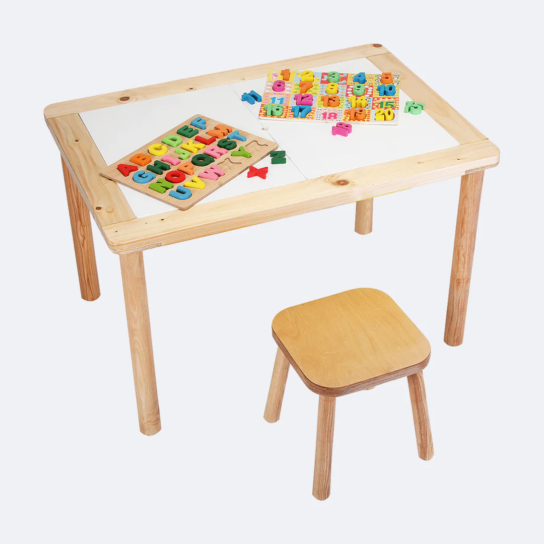 SWEN Montessori Inspired Wooden Sensory Table LUCAS