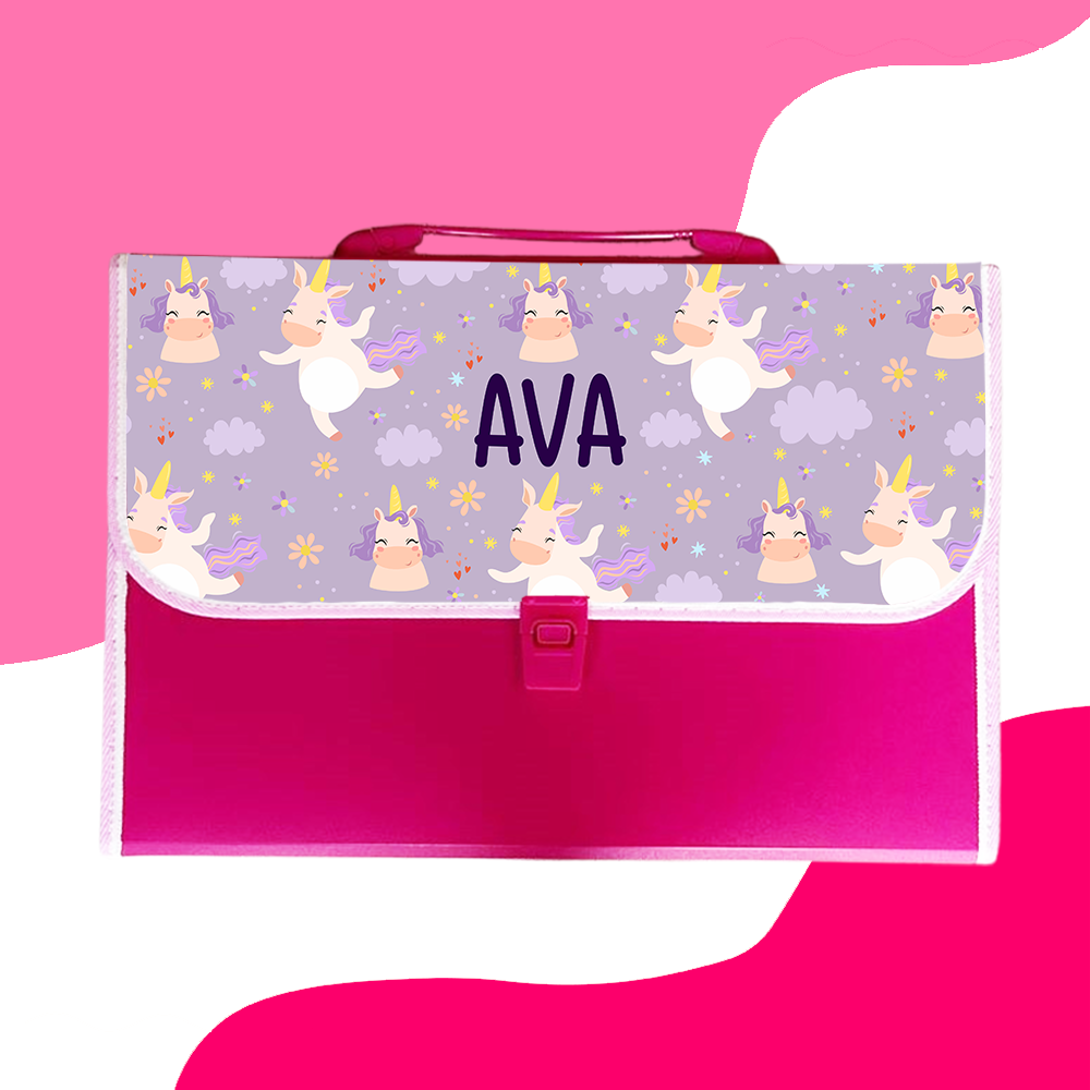 Personalised Pink Folder