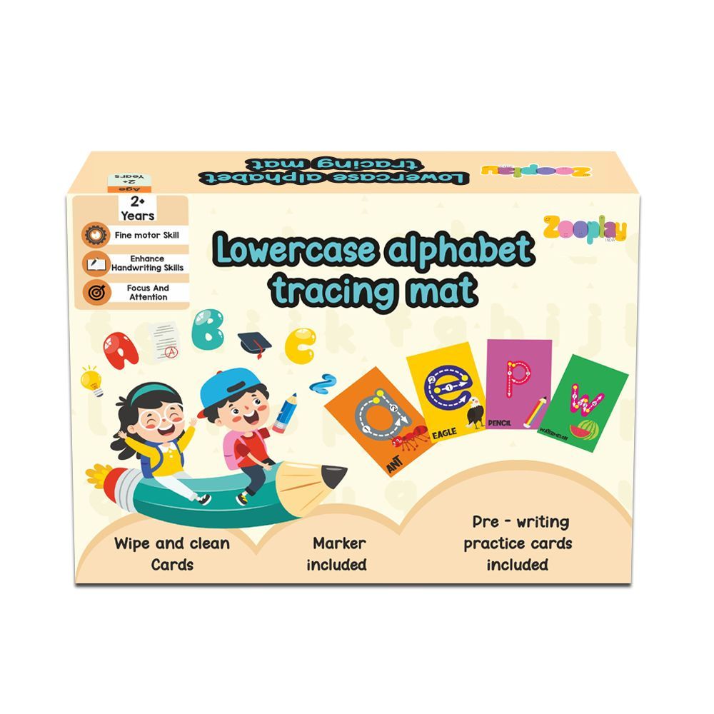 Lowercase ABC Rewritable Flashcards / Tracing mats