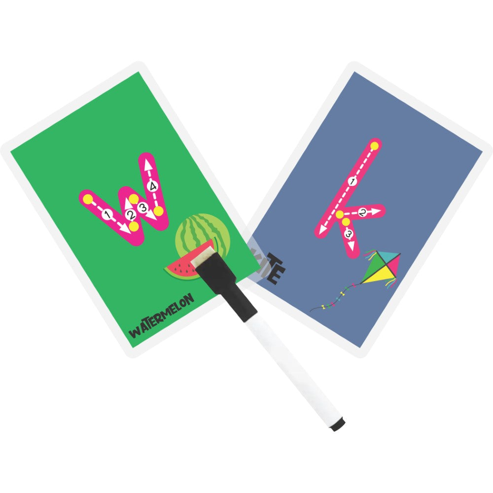 Lowercase ABC Rewritable Flashcards / Tracing mats