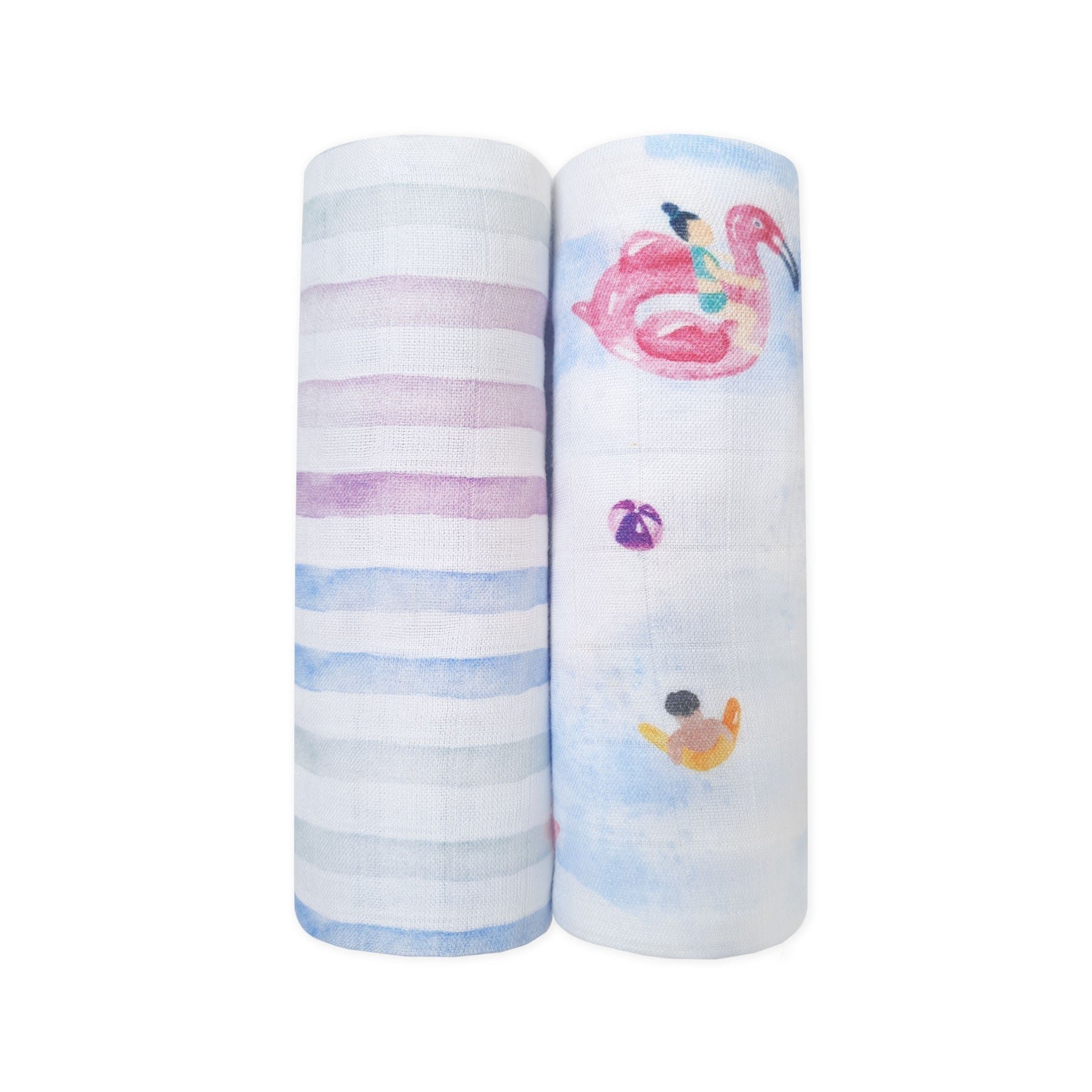 Masilo Bamboo Muslin Swaddles (Set of 2) – Pool Floaties