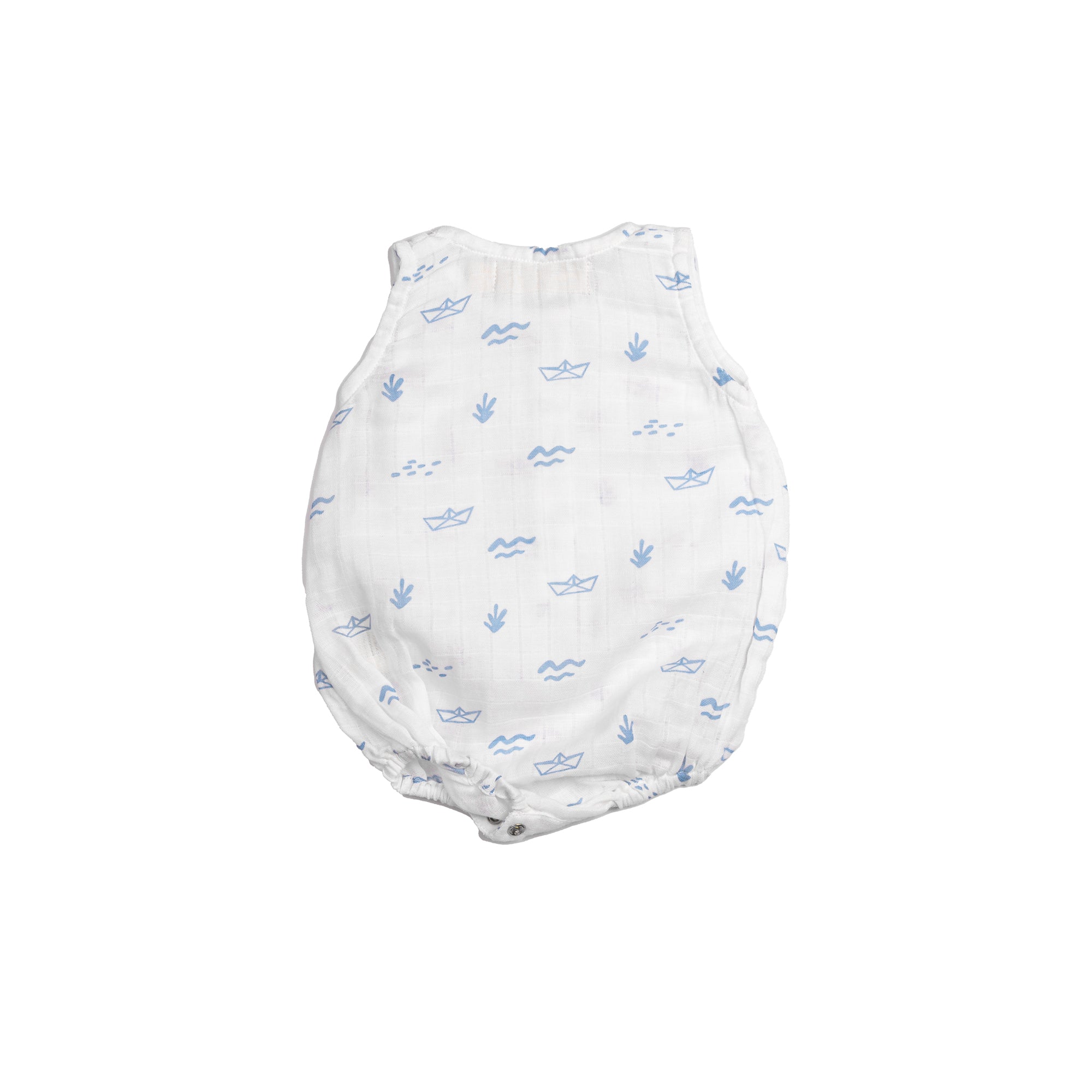Organic Muslin Baby Romper (Pack of 3) – Boat