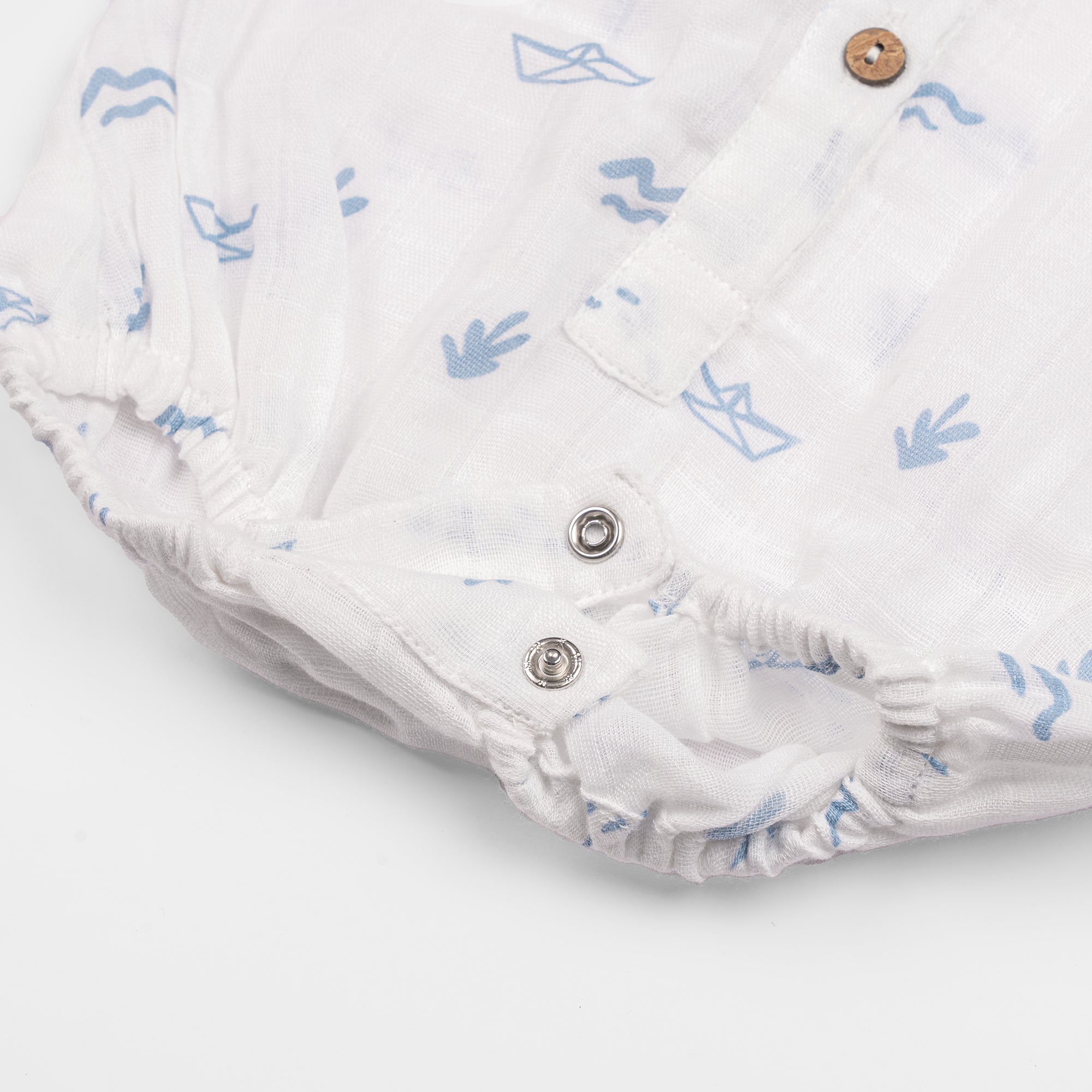 Organic Muslin Baby Romper (Pack of 3) – Boat