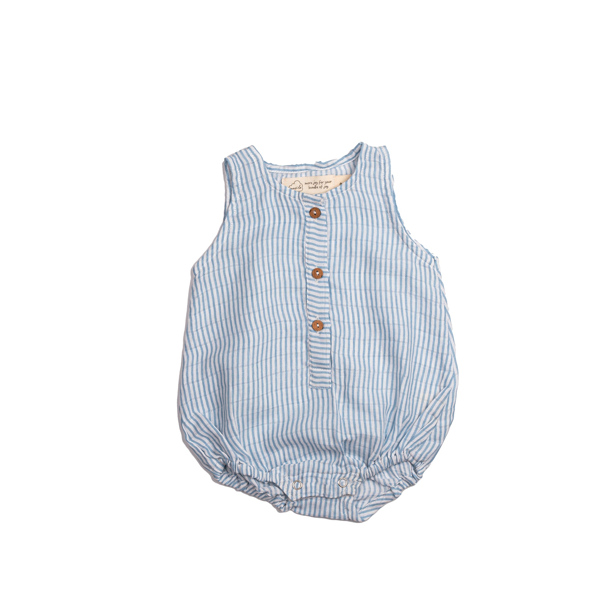 Organic Muslin Baby Romper (Pack of 3) – Boat