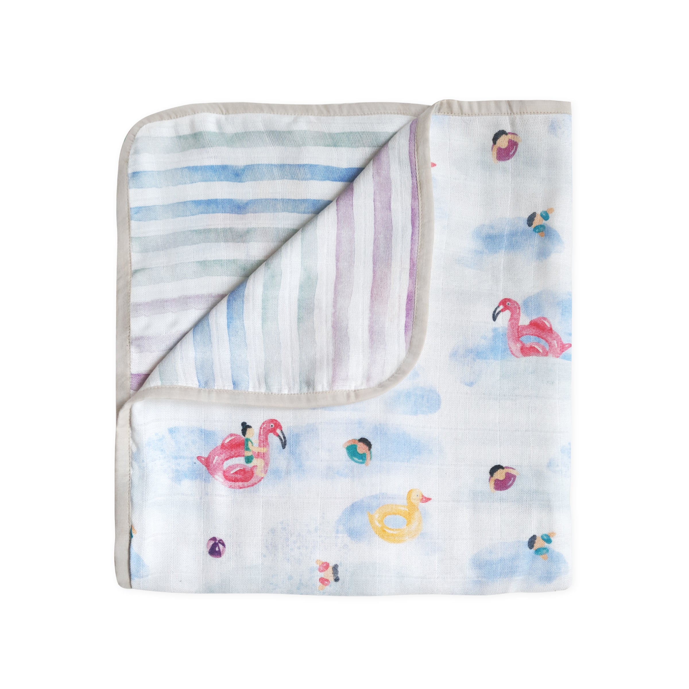 Masilo Bamboo Muslin Blanket - Pool Floaties