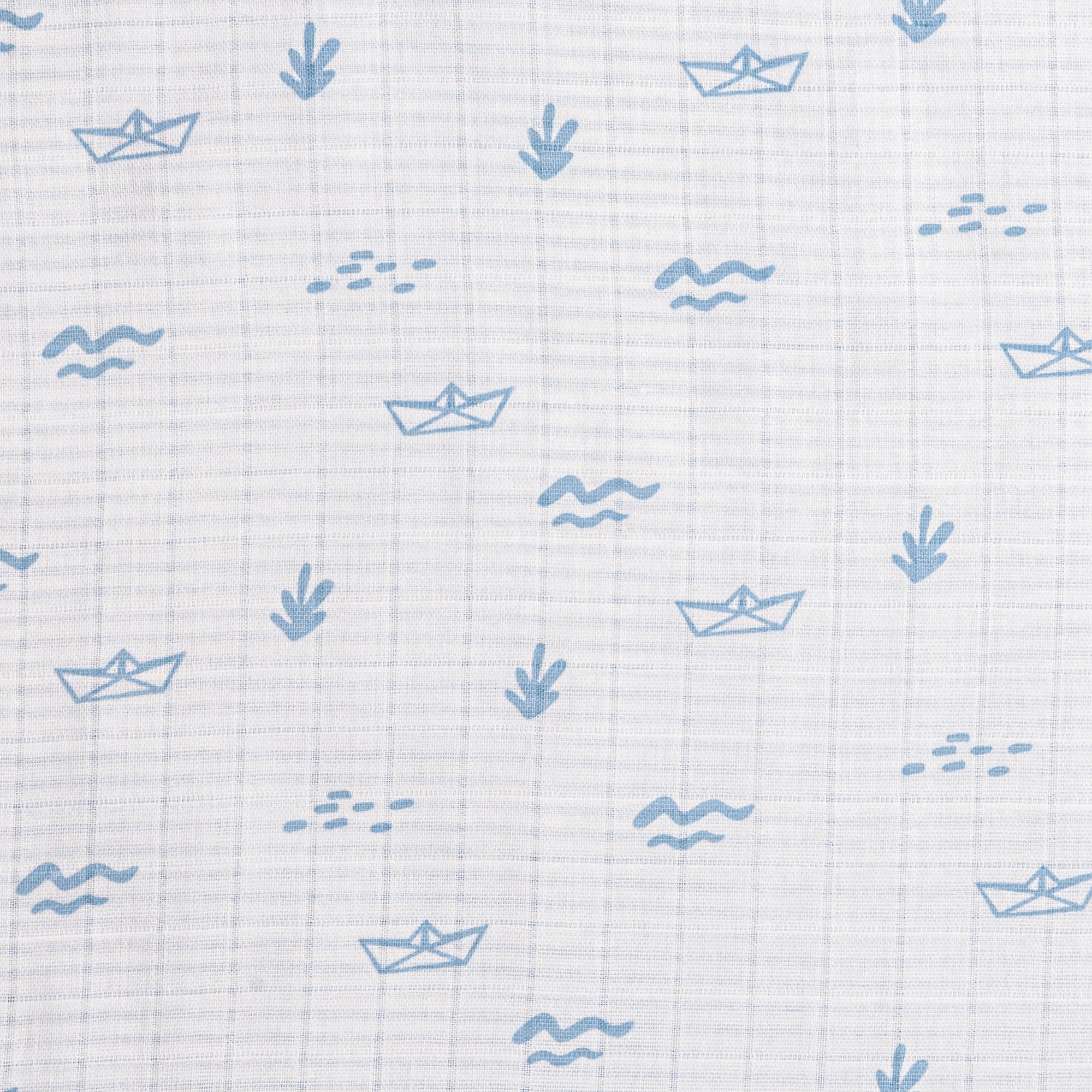 Organic Muslin Burp Cloth & Bib (Pack of 2) – Boat