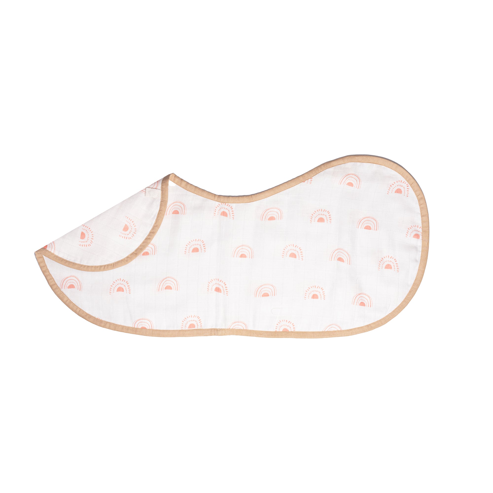 Organic Muslin Burp Cloth & Bib (Pack of 2) – Palm