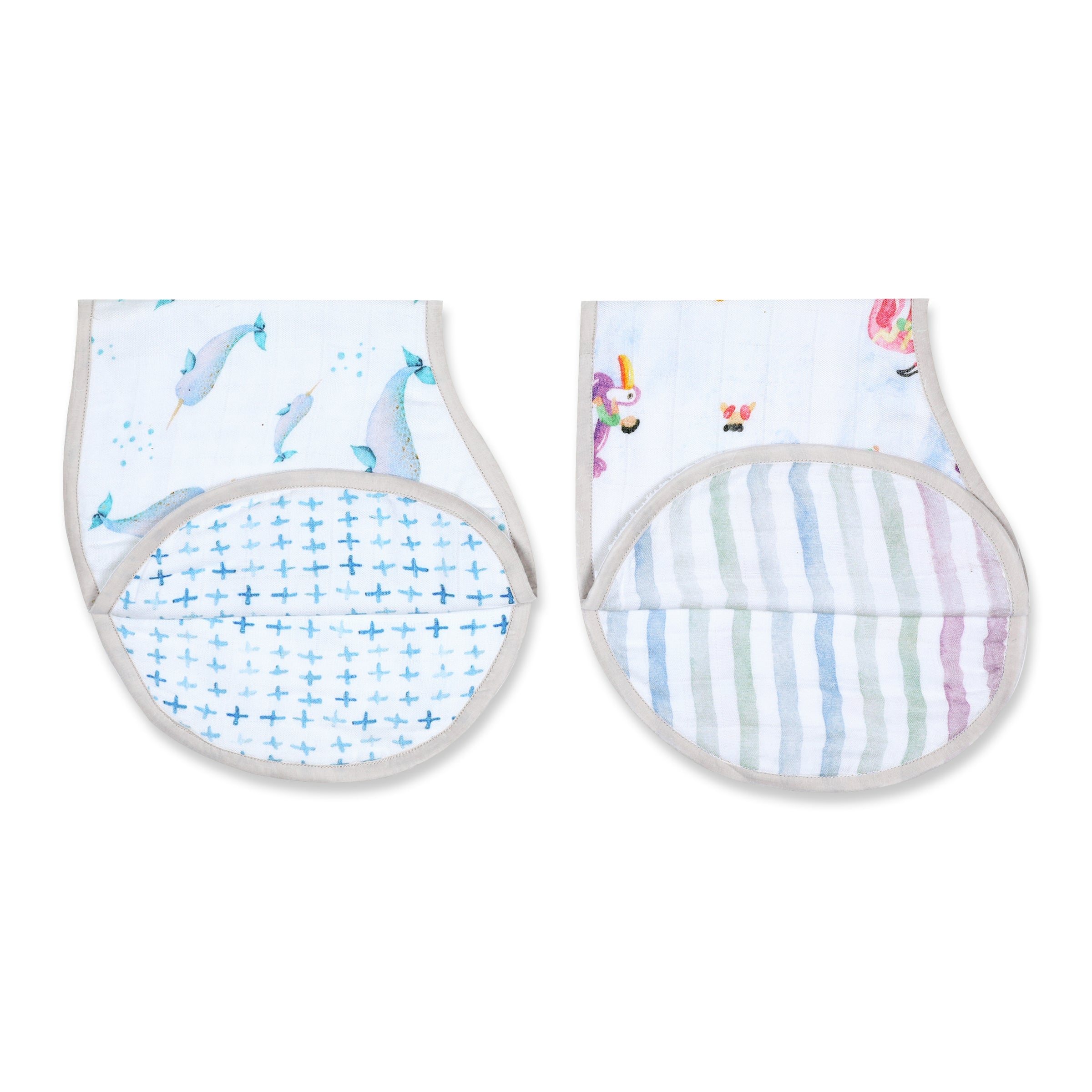 Masilo Bamboo Muslin Burp Cloth & Bib (Pack of 2) – Pool Floaties