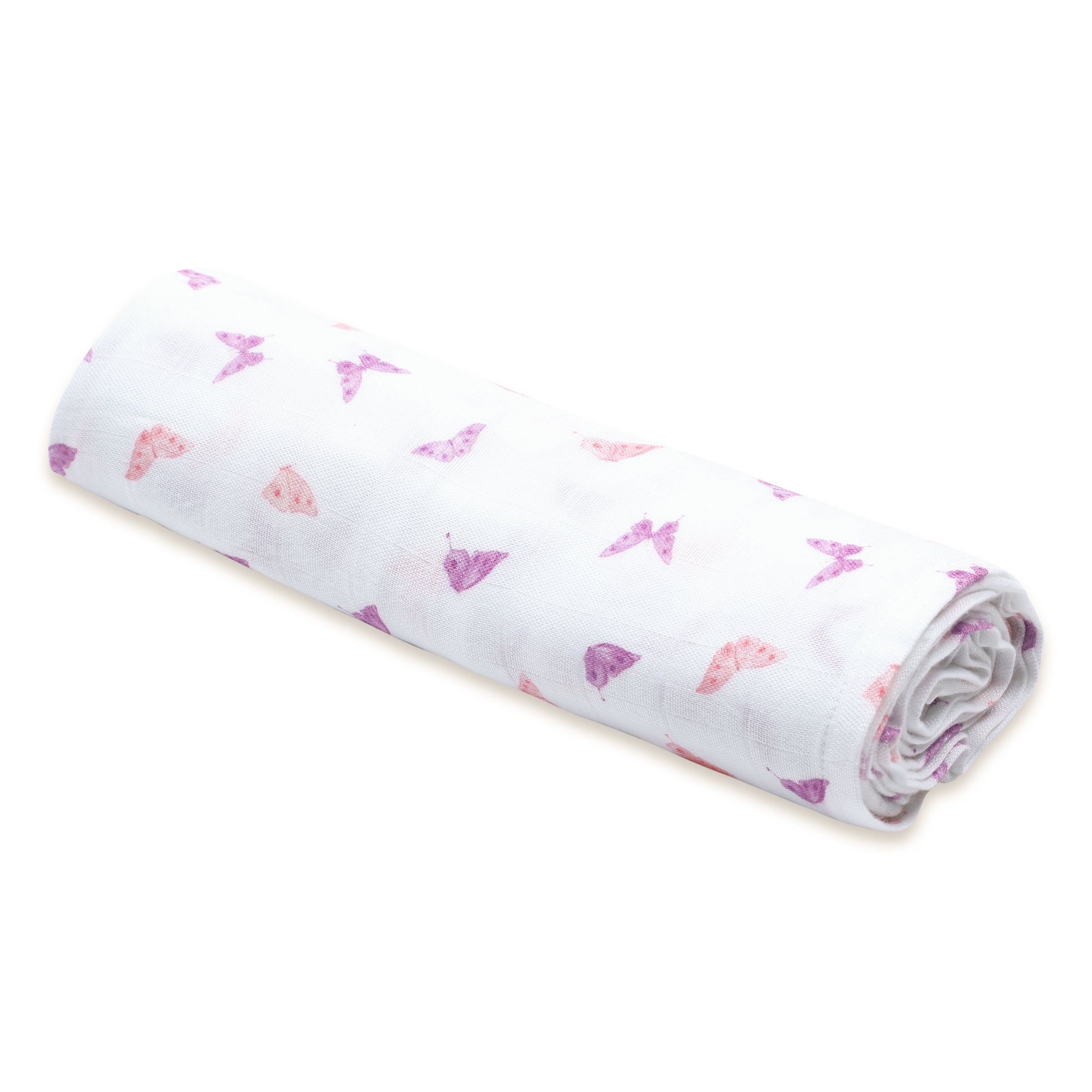 Masilo Bamboo Muslin Swaddle - Butterfly Kisses