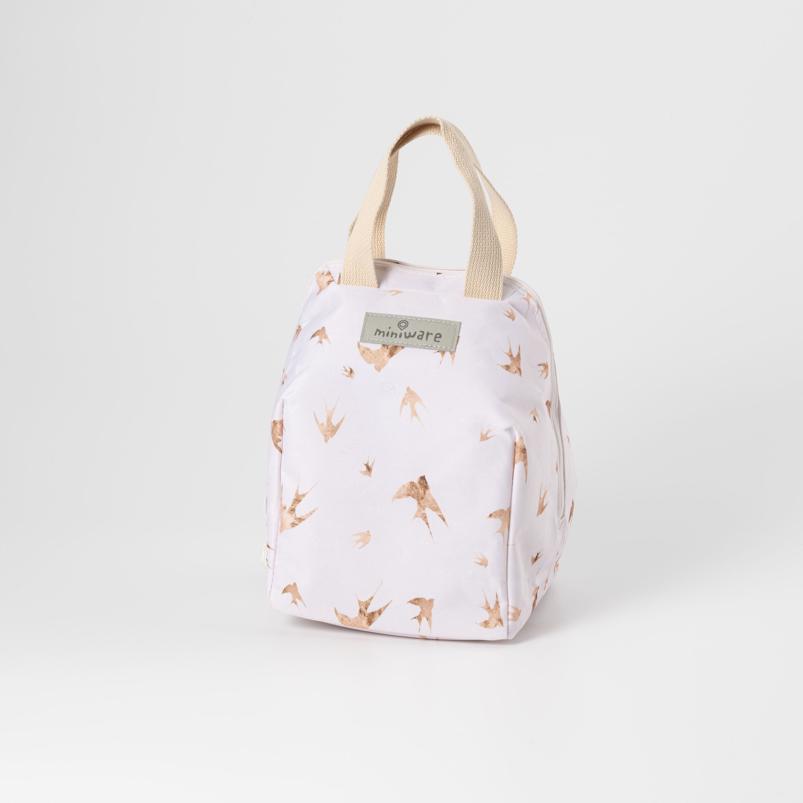 Miniware Mealtote Insulated Lunch Bag Golden Swallow Pink