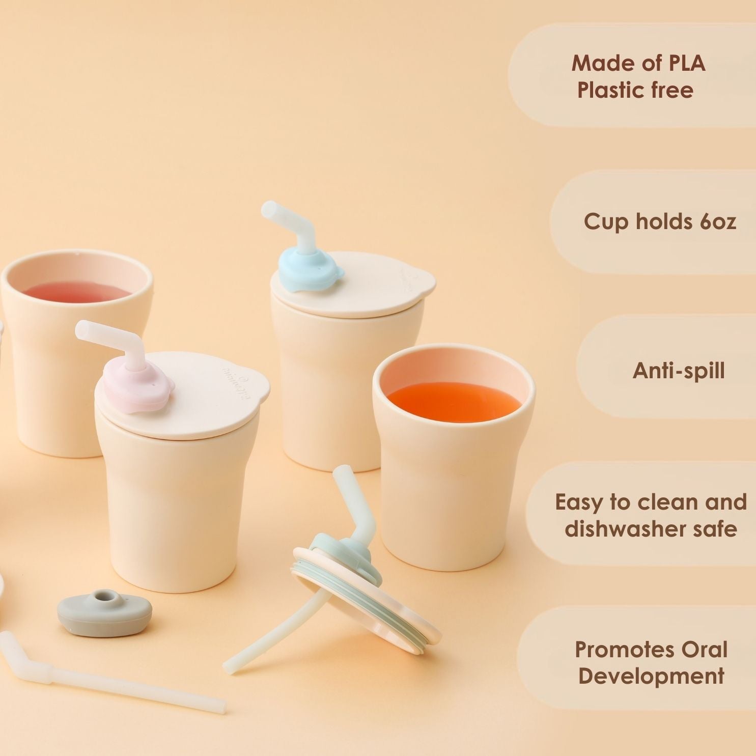Miniware 1-2-3 Sip! Sippy Cup, Lime
