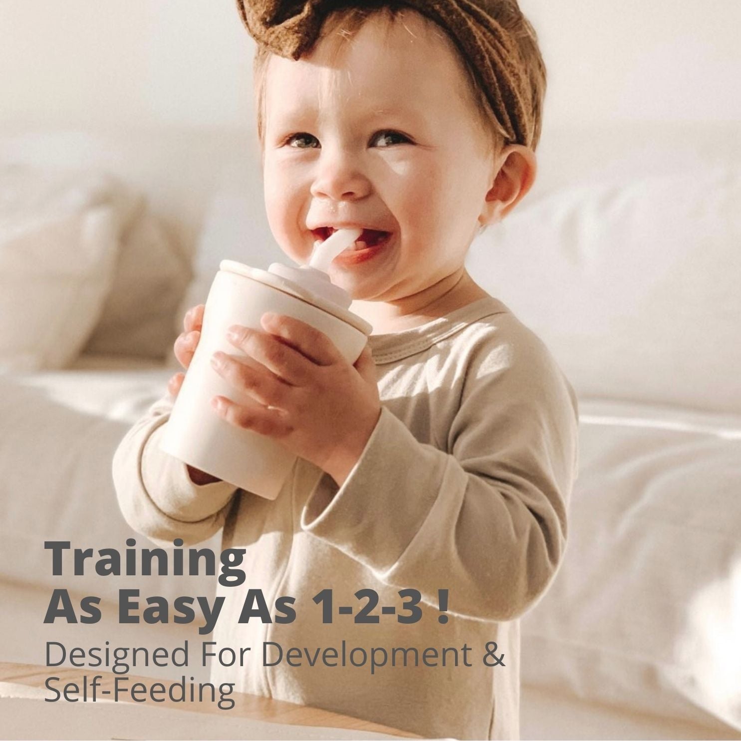 Miniware 1-2-3 Sip! Sippy Cup, Lime