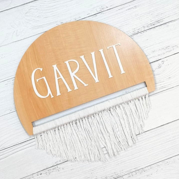 Name Plaque  7 inches