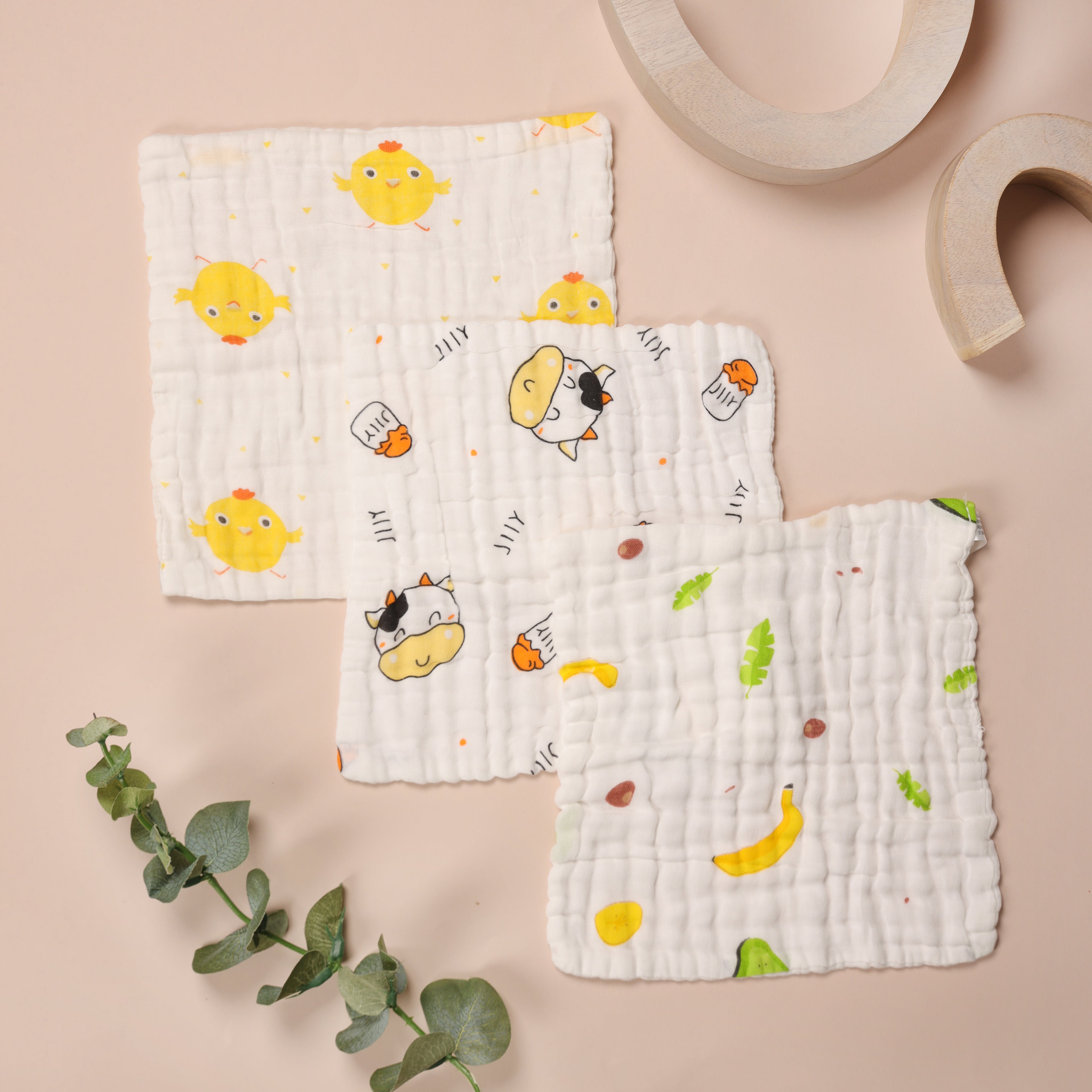 Moo Moo Washcloth (Pack of 3)