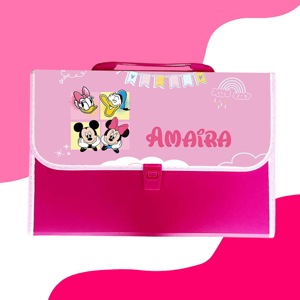 Personalised Pink Folder