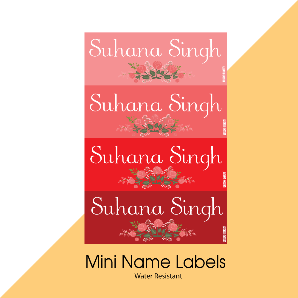 Mini Name Labels -Elegance