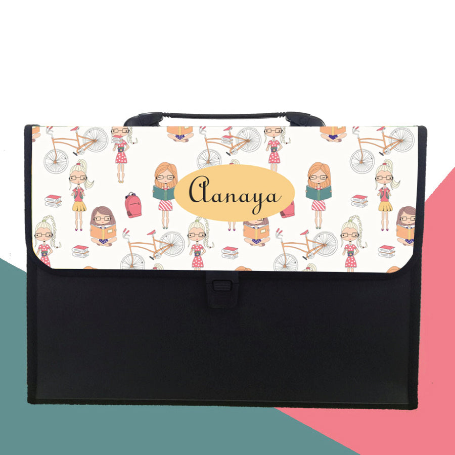 Personalised black Folder