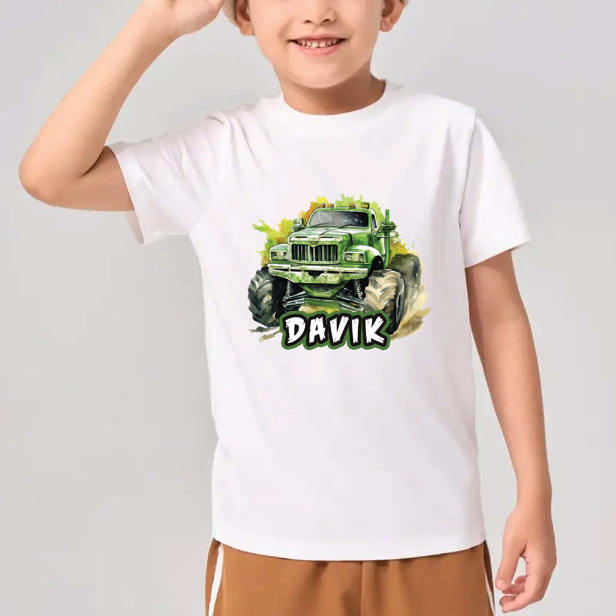 Monster Car Squad Personalised Tshirts