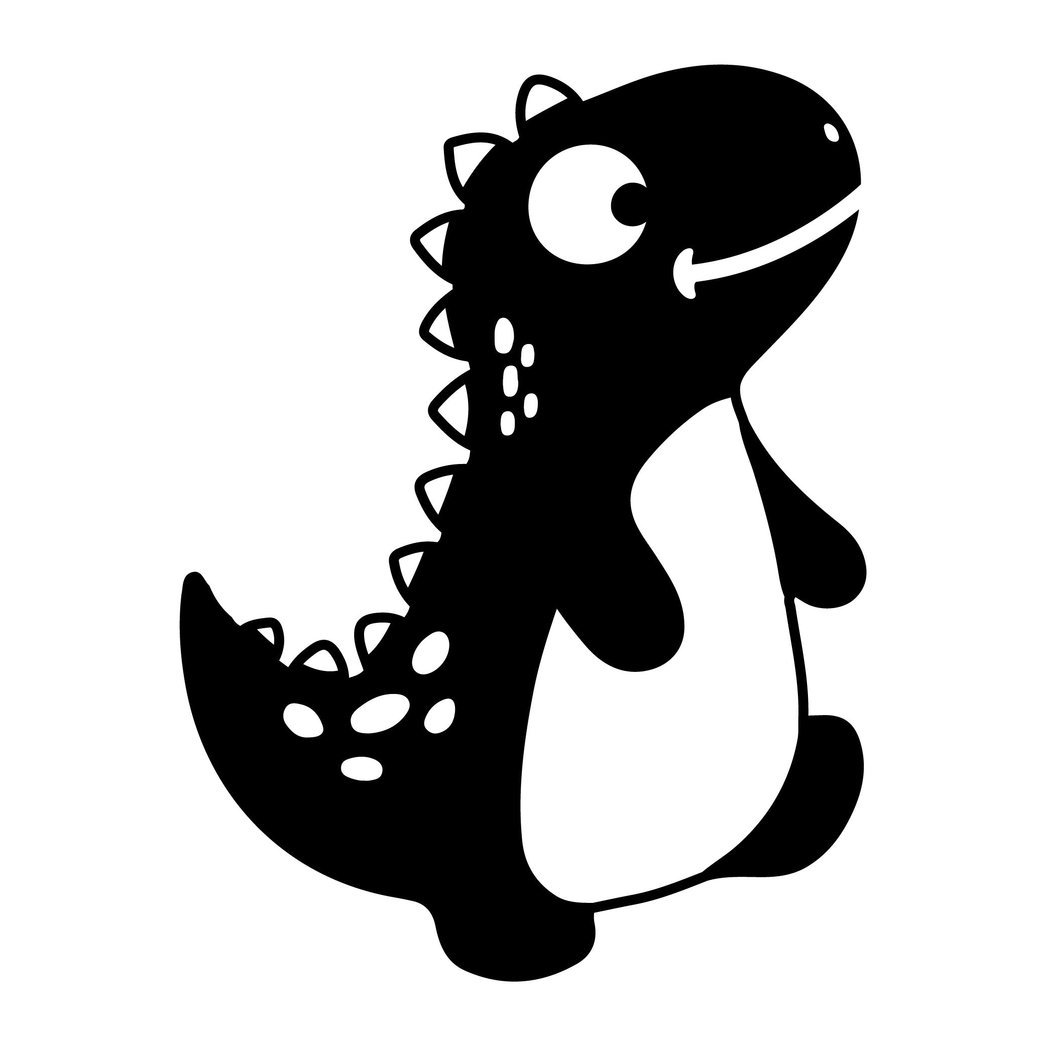 Holographic Motif for Live Printing - Dinosaur