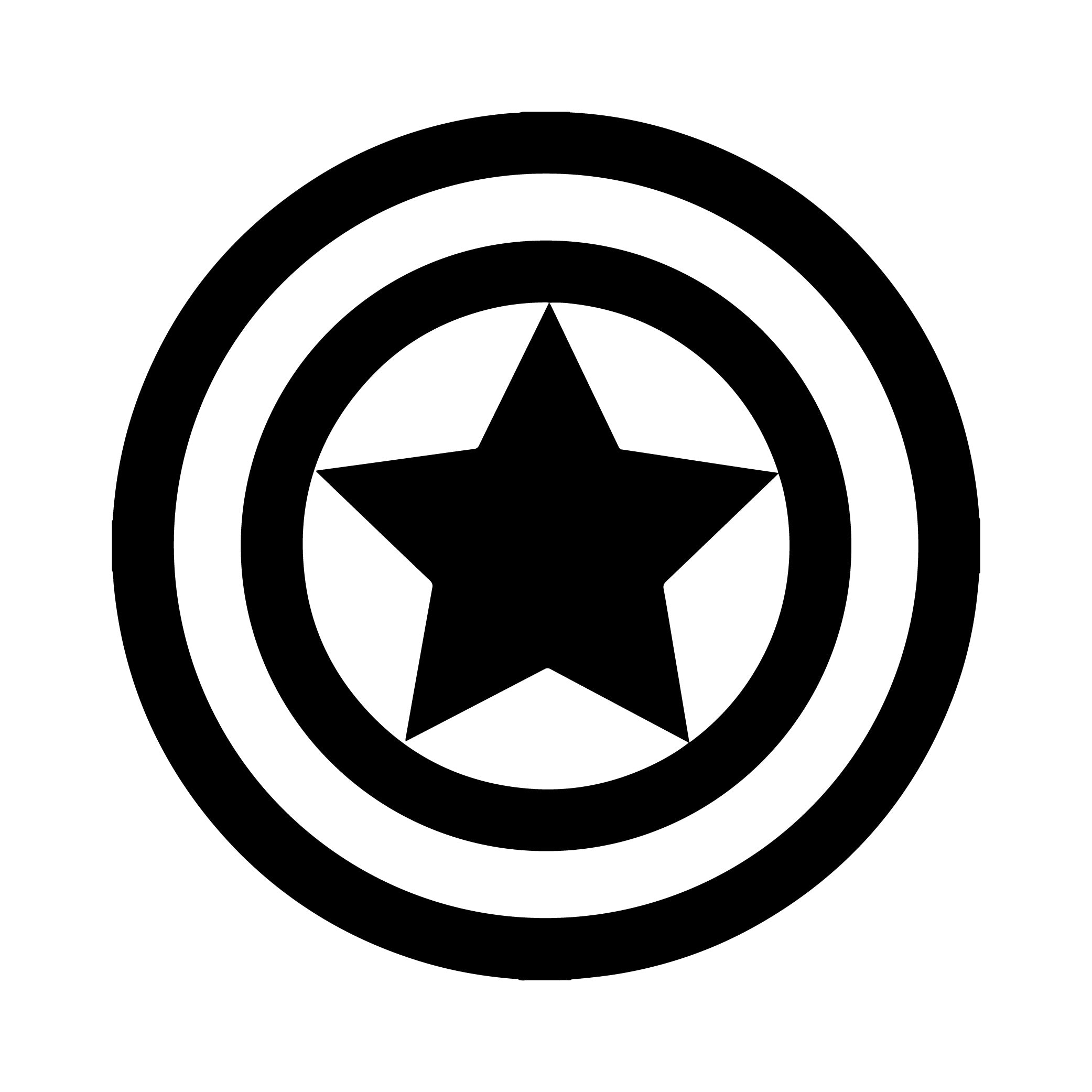 Holographic Motif for Live Printing - Captain America