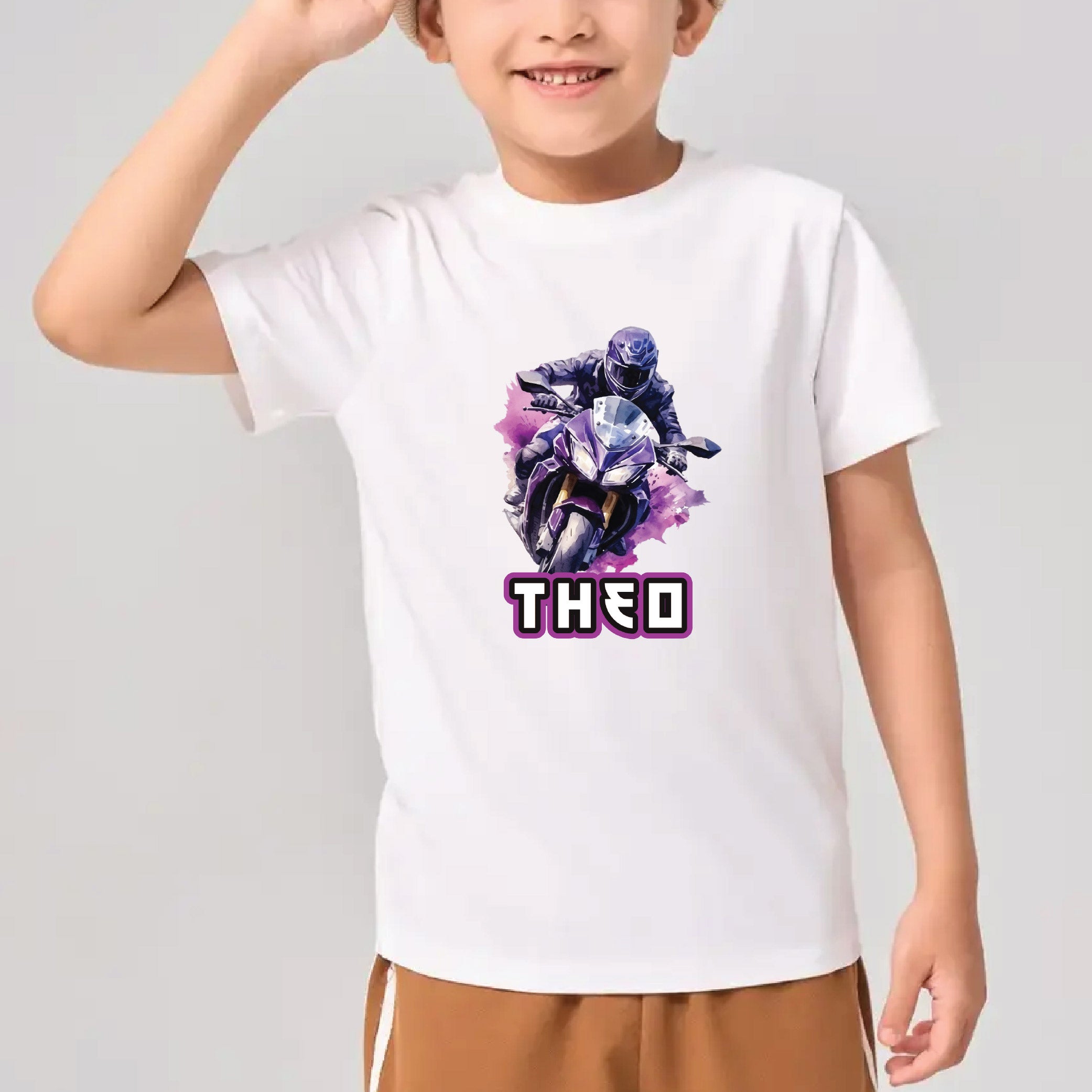 Motorcycle Bike Champs Personalised Tshirts