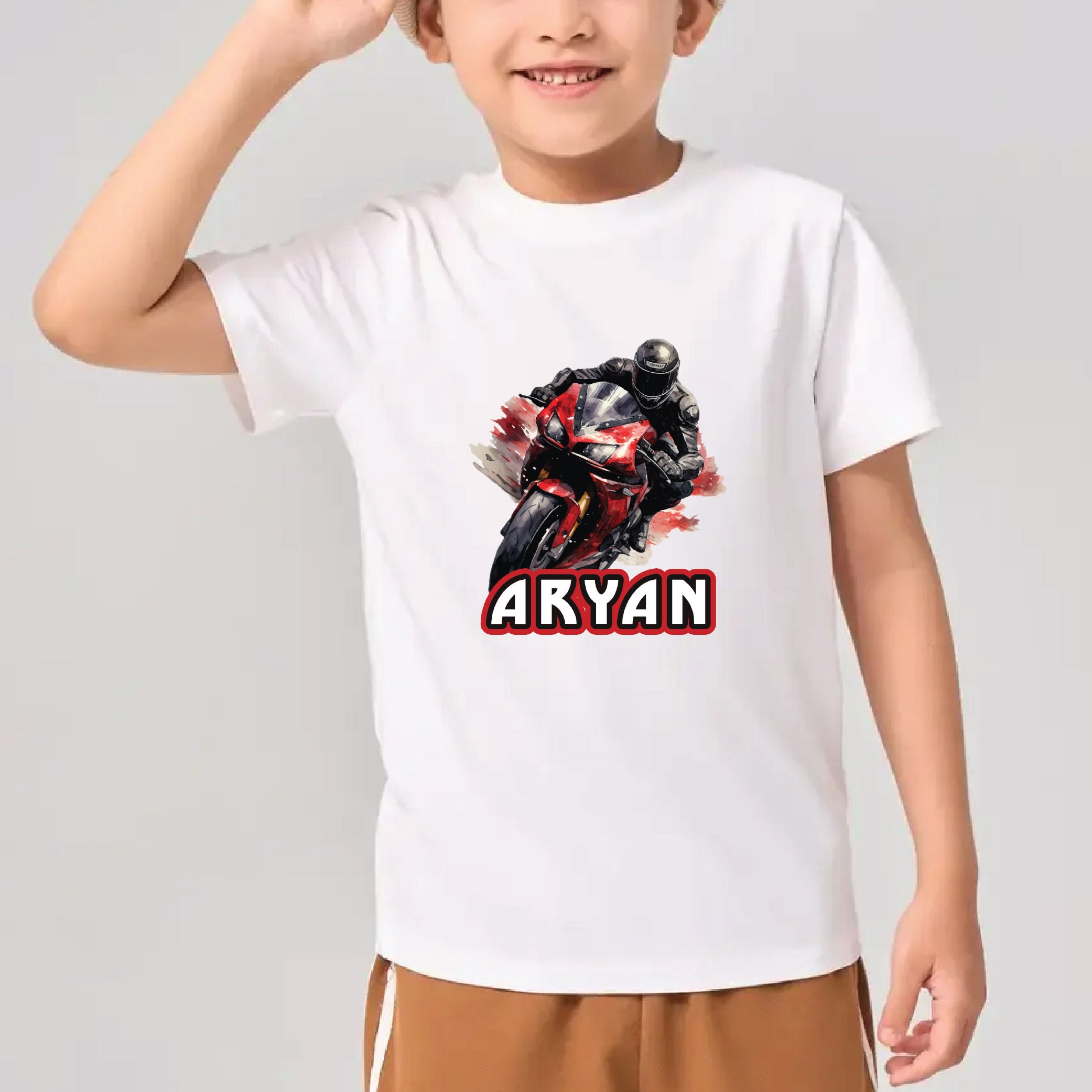 Motorcycle Bike Champs Personalised Tshirts