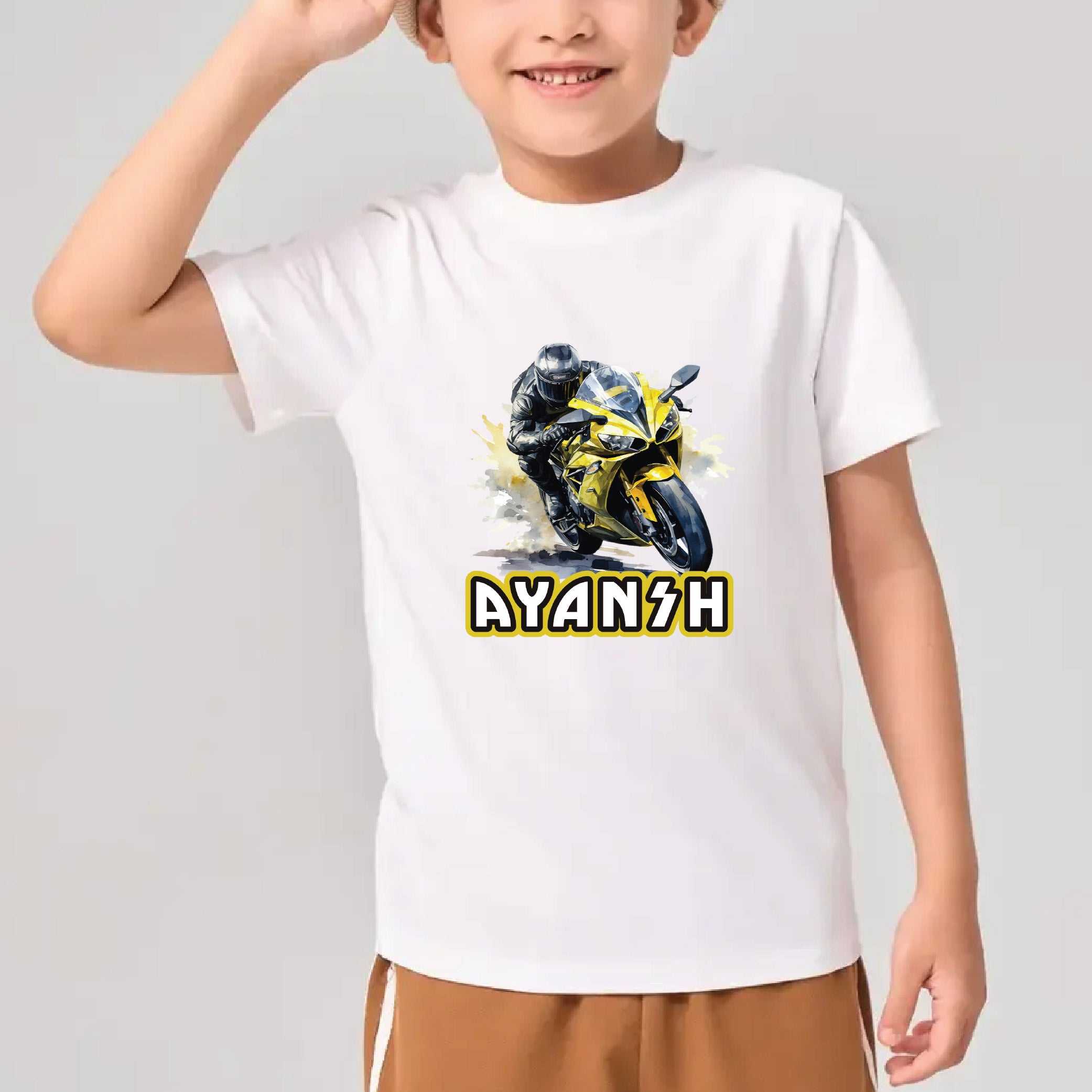 Motorcycle Bike Champs Personalised Tshirts