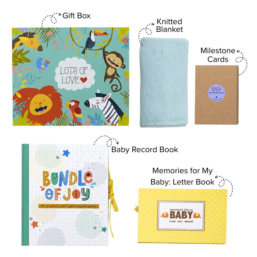Baby Shower Newborn Hamper, Curated by My Baby babbles