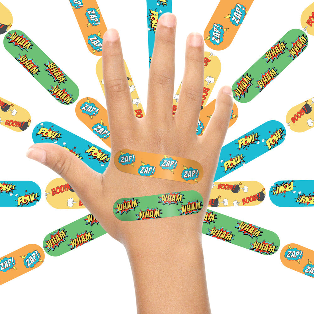 Ouchie x MuSo Non-Toxic Printed Bandages & Action Pack Non-Toxic Printed Bandages Combo Pack (40 Pack)
