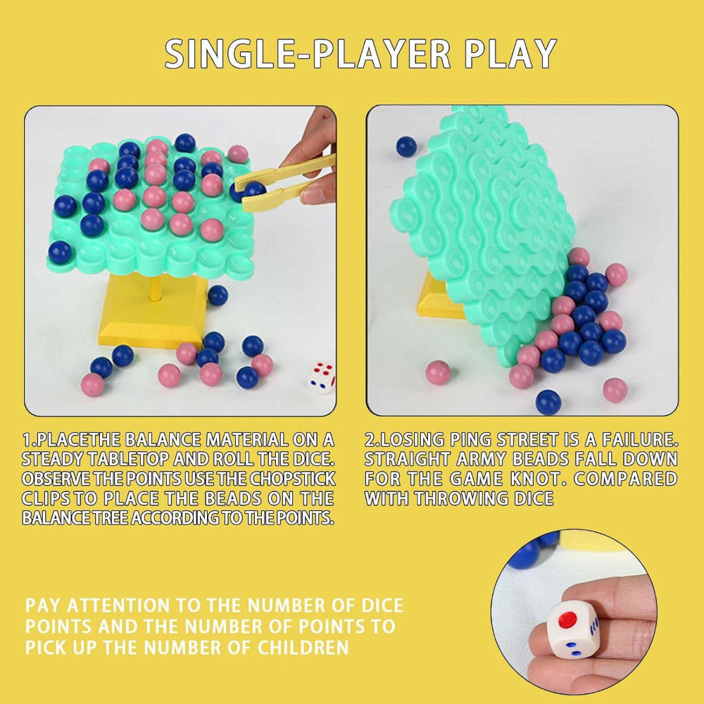 Open Ended Bead Balance Tree Game-Kids Games-Open Ended-Toycra