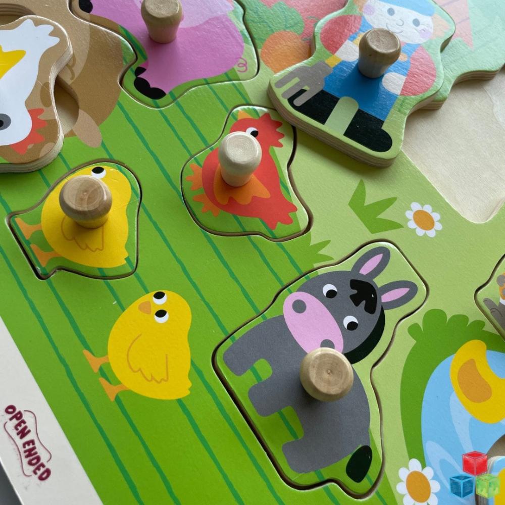 Open Ended Giant Peg Puzzle